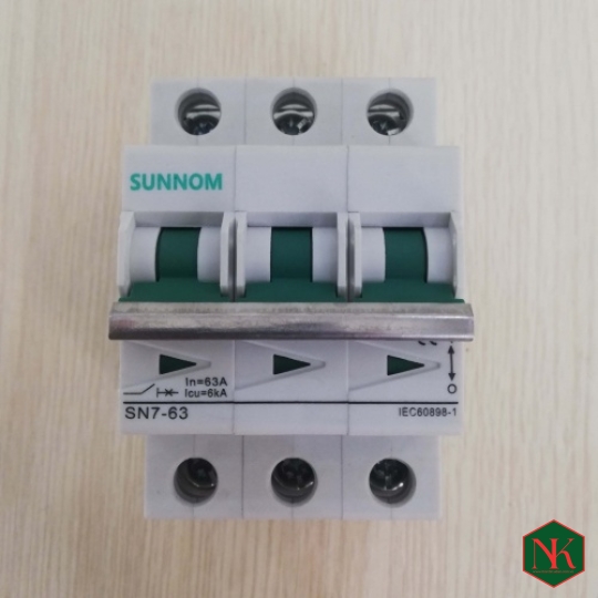 MCB DC 3P 63A-750V SUNNO