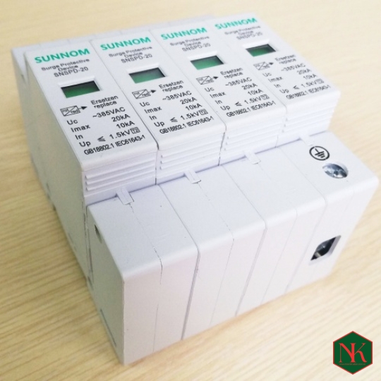 CHỐNG SÉT AC 4P 385V 10KA-20KA SUNNOM 