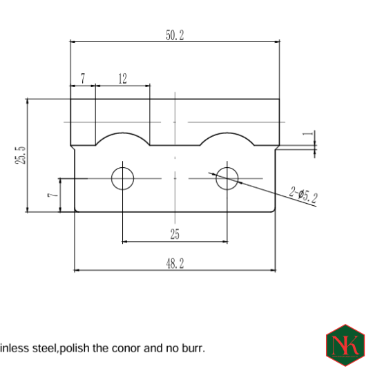 BẢN LỀ SSJL283-1N INOX 304