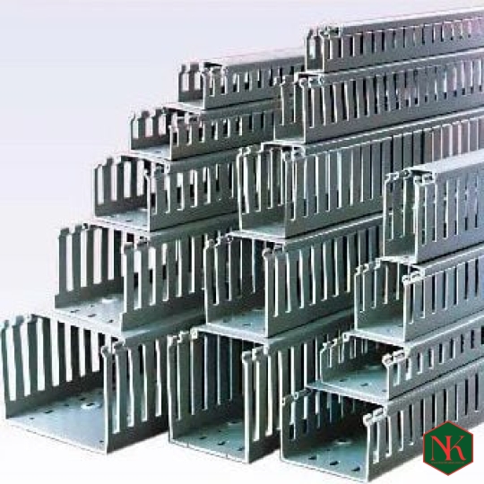 Máng điện bằng nhựa đi dây chống cháy hiệu MORELE