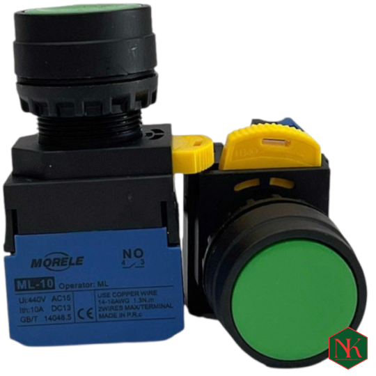 CÔNG TẮC NÚT NHẤN GIỮ KHÔNG ĐÈN MORELE ML-11S