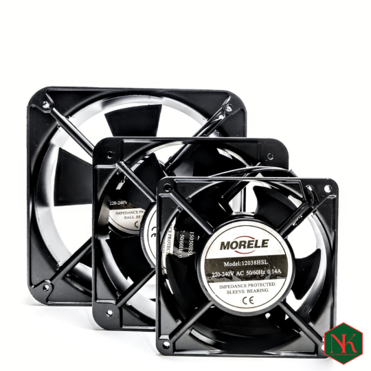 QUẠT LÀM MÁT TỦ ĐIỆN HƯỚNG TRỤC MORELE 