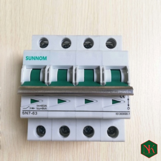 MCB DC 4P 63A-1000V SUNNOM