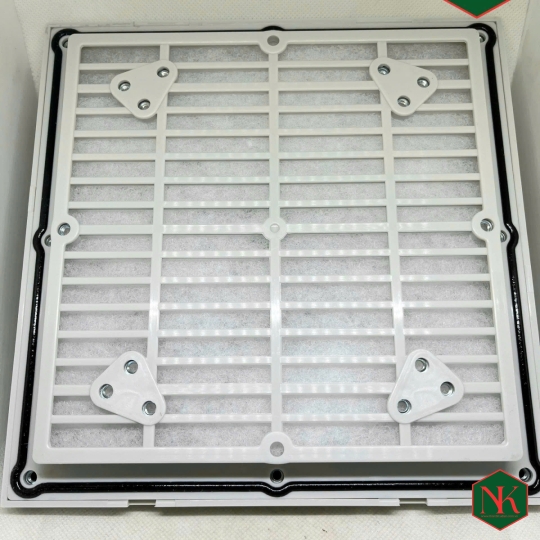 Lưới lọc bụi dùng cho quạt tủ điện. Kích thước 148.5x148.5 - 204x204 - 255x255.